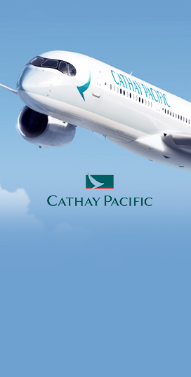 ₱ 1,650, with Cathay Pacific